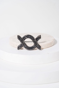 Klamby - Stella Brooch Black