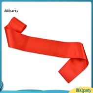 <BBQparty> Party Sash Blank Solid Color Costume Accessory Fabric Bride Shoulder Strap Wedding Award 