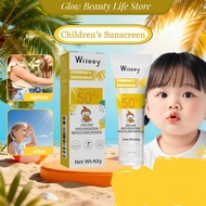 【🔥HOT SALE】Wiieey Children's Sunscreen 40g Sunscreen Cream Uv Protection SPF50++++