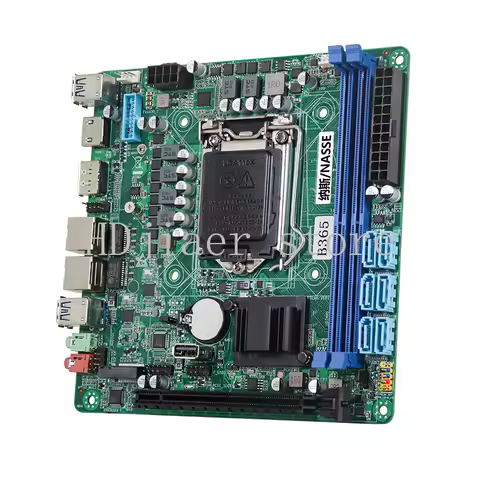 B365 NAS Black Synology FNOS FlyCow ITX Motherboard Industrial Control Computer Software Routing NAS