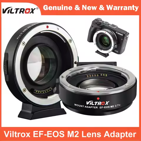 Viltrox EF-EOS M2 Auto Focus Speed Booster 0.71x Lens Adapter for Canon EF Lens to Canon EOS M Camer