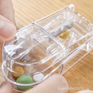 Pill Box Creative Portable Medicine Separating Box Pill Cutter Portable Mini Medicine Storage Box Dispenser Pill Compartment Box