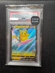 2021 25th Anniversary Collection 二十五週年 Pokemon Card s8a 021 PSA10 Surfing Pikachu VMAX V MAX 比卡超 肥比 
