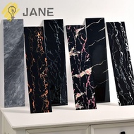 JANE Skirting Line, Marble Grain Living Room Floor Tile Sticker, Home Decor Self Adhesive Windowsill PVC Corner Wallpaper