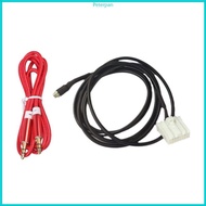 RPAN Auto Aux Adapter Car Radio Female AUX Adapter Wiring for 2 3 5 6 MX5 RX8