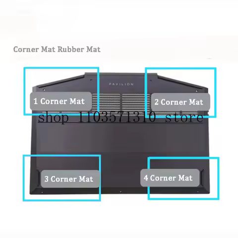 N New Original laptop bottom case rubber feet corner mat for HP Pavilion 5th 6th 15-dk 15t-dk 15-dk0
