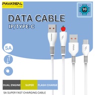 Pavareal Data Cable 5A Super Charging Data Cable [USB To iP ]