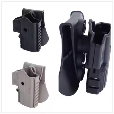 Tactical Holster for XD Gear, Pistol, Belt Type, GBB, XDM Mag, Black DE