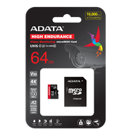 ADATA High Endurance Premier Pro MicroSD Card A2 for dashcam motion cameras High Speed 100/80 MB/s V