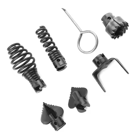 16mm Manganese Steel Drain Cleaner Pipeline Dredging Machine Cutting Head Drain Cleaner Combination