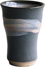 Awasaka MM88-A02 Mongei no Sato Tall Cup Folk Craft Village, Made in Japan, Diameter 3.7 x 5.1 inche