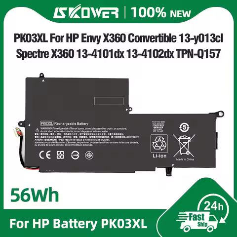 SKOWER 789116-005 788237-2C3 Battery PK03XL for HP Spectre X360 13-4003DX 13-4002DX 13-4103DX Envy X