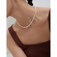 Maria Dainty Pearl Beaded Necklace