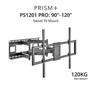PRISM+ TV Swivel Wall Mount | 90" to 120" PS1201 PRO Swivel Mounting [Installation]