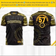 GAMMA Triskelion/Tau PHI FRAT SHIRT SUBLIMATION T-Shirt 57Th Founding Anniversary 1968-2025 New