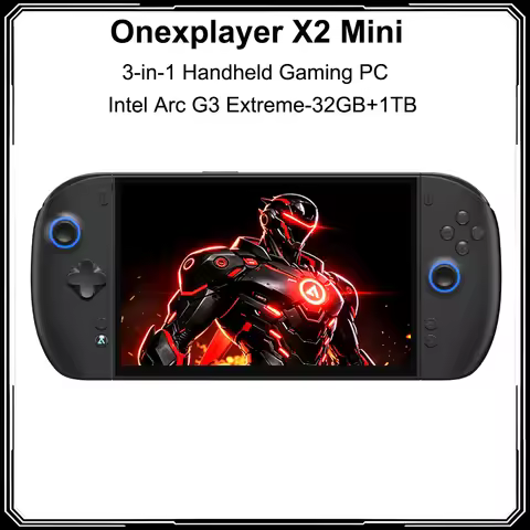 New OneXPlayer X2 Mini Game Handheld Console Intel Arc G3 Extreme LPDDR5 32GB+1TB SSD 8.8"AMOLED 3-i