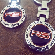 R3 car logo keychain