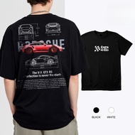 T-shirt 911, Porsche 911 Car T-shirt 100% Cotton Short Sleeve to Casual | Short sleeved