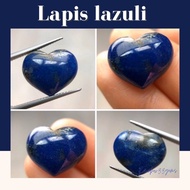 พลอยลาพิส ลาซูลี พลอยแท้ รูปหัวใจ พลอยเสริมมงคล Lapis lazuli