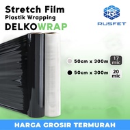 Stretch Film 50cm x 300m Plastic Wrapping DELKO WRAP
