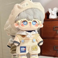 20cm Baby Clothes Cotton Doll Handsome Overalls Clothes Clothes Doll Doll Cute Suit