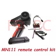 MN MN111 RC รถอะไหล่เดิมเมนบอร์ดแผงวงจรคลื่นกล่องเพลาดึงก้านโช๊คอัพยางโคมไฟสกรู