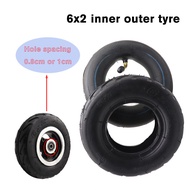 Electric scooter with 6-inch 6x2 tire wheels, electric scooter F0 inflatable tire wheels