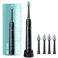 Sonic Electric Toothbrush w/ 5 brushing modes, 2min. auto-timer, 30sec. quad-reminder and long-lasti