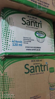 Air Santri Gelas kecil 120ml air mineral kemasan cup plastik