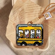 SpongeBob SquarePants Bus NFC Induction Metro Bus Campus Card ID Card Holder Card Case Student Card 