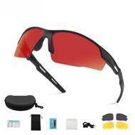 Mutuer แว่นตากันแดดปั่นจักรยานชายหญิงแว่นตากันแดดไร้กรอบ UV400ขี่จักรยาน MTB เสือภูเขาแว่นตาสำหรับตก