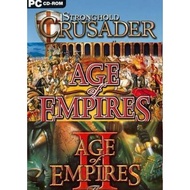 💥NEW HOT💥 (PC GAME) 3 IN 1 Stronghold Crusader, Age of Empires The Rise of Rome, Age of Empires 2 Th