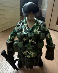 HOT TOYS US ARMY HALO 美國空降傘兵公仔叢林迷彩名設計師 少峰作品Camouflage Soldier Toy Figure
