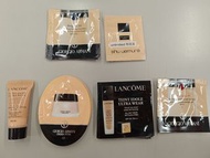Lancôme Giorgio Armani Shu Uemura 粉底液試用裝