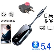 BLUECALDON Audio Adapter, With Mic Stereo Music Bluetooth 5.4 Receiver Transmitter,  PC Headphone TV