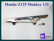 #บังโซ่ ครอบโซ๋ มอเตอร์ไซค์ฮอนด้า อลูมีเนียม สีเงิน // Honda Z125 Monkey 125 - ALUMINIUM SILVER GCRAFT CHAIN COVER CHAIN GUARD SET