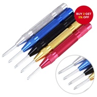 1pc Automatic Center Punch for Metal, Strong Spring-Loaded Center Punch Tool, Adjustable Auto Center