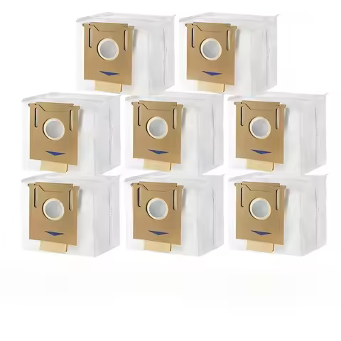 Dust bags Compatible with Ecovacs Deebot Ozmo T8 T8+ T8 AIVI N8 Pro Vacuum Cleaner 2.5L Auto-Empty S