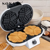 Household Double-Sided Heating Waffle Maker Egg Roll Maker Egg Waffle Muffin Maker Cake Maker