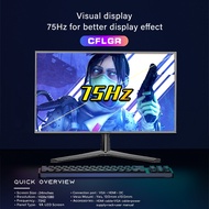 Monitor Pc 24 Inci Monitor Melengkung Permainan dengan 24Inci Monitor Lcd Hdmi Fhd 75hz skrin Papara