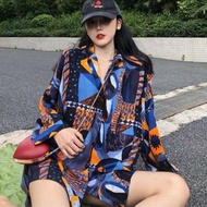 Freesize long-form shirt made of Korean sand - AD01