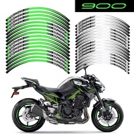 For Kawasaki Z900 z 900 Wheel Hub Rim Stripe Tape Sticker Motorcycle Accessories Vinyl Reflective De