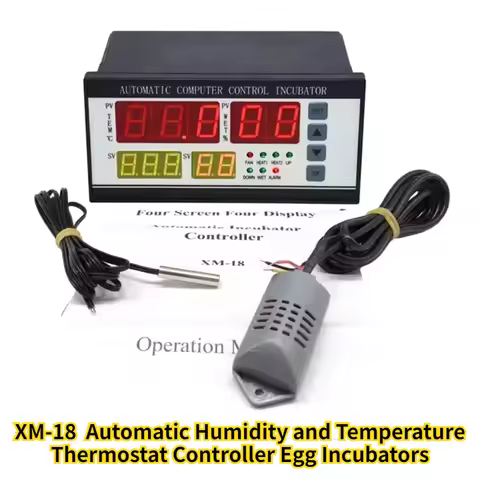 XM-18 Farm Poultry Accessories Tools Ostrich Automatic Humidity and Temperature Thermostat Controlle