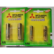 2PCS MITSUBISHI ALKALINE BATTERIES / BATTERI MITSUBISHI ALKALINE 2PCS