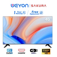 【Free wall bracket】tv 32/40 inch digital TV Full HDTV LED  TV with + USB + AV + VGA port