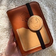 A皮质猫咪手账本绑带多功能记事本学生便携口袋日记本DIY手账本A leather cat hand ledger strap multi-function chronicleS3GfV7cz2my20