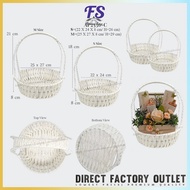 Bakul Hantaran/Bakul bertangkai/Basket Wtih Handle/Bakul Hantaran/Bakul Hamper/Raga Buah/Bakul Buah/