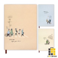 Traveler 32K Light Notebook [Jiucheng Jiu Stationery] Pink Orange Blue Rice Record 32K Student Stati