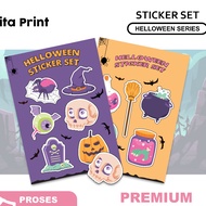 Print Sticker Sheet Pack Kiss Cut Sticker Sheet Brand Logo Sticker Asthetic Halloween Sticker