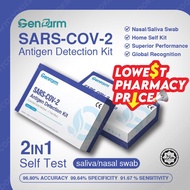 Genfarm Covid-19 2 in 1 Nasal &amp; Saliva Self Test Kit RTK Rapid Home Self Detection Antigen Test Kit